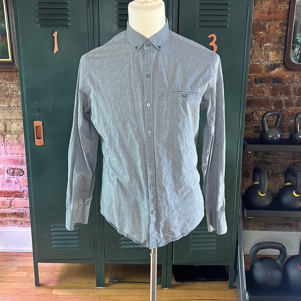 Gray Zachary prell button down